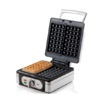 Domo DO9047W/N Waffelautomat (1400 Watt, für extra dicke quadratische belgische / brüsseler Waffeln)