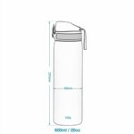 Ion8 Auslaufsichere Schlanke Trinkflasche, BPA-frei, 500ml – Bild 8
