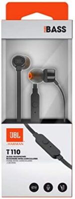 JBL Tune 110, In Ear Kopfhörer mit verwicklungsfreiem Flachbandkabel und Mikrofon in Schwarz, Für grenzenlosen Musikgenuss mit der Pure Bass Sound Technologie, 1er Pack – Bild 7
