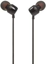 JBL Tune 110, In Ear Kopfhörer mit verwicklungsfreiem Flachbandkabel und Mikrofon in Schwarz, Für grenzenlosen Musikgenuss mit der Pure Bass Sound Technologie, 1er Pack – Bild 3