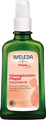 WELEDA Bio Mama Schwangerschafts-Pflegeöl - Naturkosmetik Massage Schwangerschaftsöl zur Vorbeugung von Schwangerschaftsstreifen / Dehnungsstreifen am Bauch, Oberschenkel und Brust – Bild 5