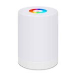 Nachttischlampe Touch Dimmbar, LED Smart NachtLicht Stimmungslicht Schreibtischlampe, USB Aufladbar, Tragbar, FarbWechsel 256 RGB für Kinder, Schlafzimmer, Camping (Warmweiss) – Bild 8