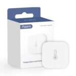 Aqara Temperatur und Feuchtigkeitssensor, Erfordert Aqara Hub, Zigbee, für Fernüberwachung und Smart Home, Kabelloses Hygrometer Thermometer, Kompatibel mit Apple HomeKit, Alexa, IFTTT