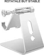 OMOTON Handy Ständer Verstellbar, Phone Stand kompatibel mit iPhone 14 Pro/14/13/12 Pro Max/11 Pro/XR/SE, Multi-Winkel Handyhalterung für Huawei, Samsung, Xiaomi, OnePlus andere Smartphone – Bild 6