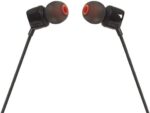 JBL Tune 110, In Ear Kopfhörer mit verwicklungsfreiem Flachbandkabel und Mikrofon in Schwarz, Für grenzenlosen Musikgenuss mit der Pure Bass Sound Technologie, 1er Pack – Bild 2