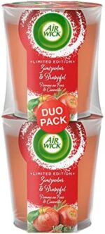Air Wick Wohlfühl-Duftkerze im Glas – Je bis zu 20 Stunden Brenndauer – Enthält natürliche ätherische Öle – Bild 2