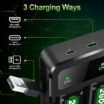 Xbox Akku Set – Schnelllade, lange Laufzeit, kompatibel mit Xbox One & Series X|S – Bild 5