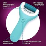 Scholl Velvet Smooth elektrischer Hornhautentferner Pro, Zur Hornhautentfernung auf nassen und trockenen Füssen – Bild 3