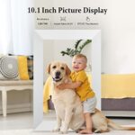 AEEZO WiFi Digitaler Bilderrahmen Touchscreen, Automatische Drehung, Einfache Einrichtung zur Gemeinsamen Nutzung von Fotos und Videos, 16 GB Digitaler Bilderrahmen – Bild 5