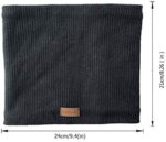 NovForth Winter Halsschlauch Herren Ski, Halswärmer Halstuch Männer Gesichtsschal Damen, Fleece Schal Schlauchtuch für Herren Gamaschenmaske, Winddichte Kreisschlaufenschals – Bild 6