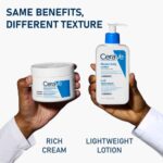 CeraVe Feuchtigkeitscreme für trockene bis sehr trockene Haut, mit 3 Essentiellen Ceramiden und Hyaluron – Bild 5