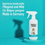 Green Hero Haustierpflege 500ml Pflegt die Haut bei Juckreiz Grasmilben Milben Pilz Räude Reizungen Läusen und unterstützt den Regenerationsprozess für Hund und Katze – Bild 2