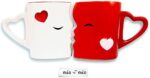 Miamio Keramik-Tassen „Kissing“ – Premium Geschenkset für Paare – Bild 4