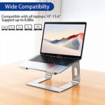 Besign LS03S Laptop ständer aus Aluminium, Ergonomischer Notebook-Ständer, Laptop ständer kompatibel mit MacBook air pro, Dell, HP, Lenovo und Anderen 10-15,6" Laptops – Bild 3