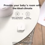 Aqara Temperatur und Feuchtigkeitssensor, Erfordert Aqara Hub, Zigbee, für Fernüberwachung und Smart Home, Kabelloses Hygrometer Thermometer, Kompatibel mit Apple HomeKit, Alexa, IFTTT – Bild 5