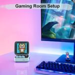 Divoom Ditoo Multifunctional Pixel Art LED Tragbarer Bluetooth Lautsprecher, 256 Programmierbares LED Panel mit Party Licht, Smart Digital Tischuhr, Gaming Musikbox unterstützt TF Karte & Radio – Bild 2