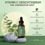 Jade Roller mit Vitamin C Serum & Gua Sha - Massage gegen Augenringe & Falten - Anti Aging Pflege Set mit Premium Gesichtsroller - 100% Jade Stein Beauty Rolle für Gesicht - Massagegerät – Bild 5