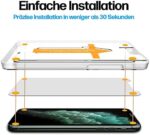 Power Theory Schutzglas für iPhone 11 Pro Schutzfolie, Glas Displayschutz mit Schablone, Displayschutzfolie, Glas Folie mit Anbringhilfe [2 Stück] – Bild 3