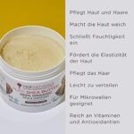 PraNaturals 100% Bio Sheabutter 300ml, Rohes, unraffiniertes Extra Virgin A-Grade African Pure Elfenbein All Natural, glatte Shea Nuss Lippenbalsam-Körperbutter für alle Hauttypen – Bild 3