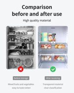 HapiLeap Kühlschrank-Organizer Schubladenorganizer Einzigartiges Design Pull Out Behälter für Kühlschrank Aufbewahrungsbox Haus Organizer – Bild 6