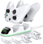 OIVO Controller Ladestation mit 2 wiederaufladbaren Akku für Xbox One/Xbox Series X/S, Xbox One Controller Ladestation mit 2 x1300mAh wiederaufladbaren Akkus – Bild 8