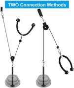 LFJ Latzug Fitness, Kabelzug Pulley Fitness Unterarmtrainer Arm-Krafttraining Trizeps Gewicht Fitnessgerät Trainer Home Gym DIY Riemenscheibensystem – Bild 3