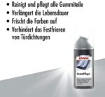SONAX GummiPfleger reinigt, pflegt & hält alle Gummiteile elastisch, verhindert festfrieren & festkleben von Gummidichtungen – Bild 2