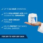 CeraVe Feuchtigkeitscreme für trockene bis sehr trockene Haut, mit 3 Essentiellen Ceramiden und Hyaluron – Bild 2