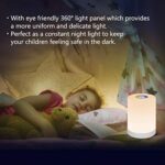 Nachttischlampe Touch Dimmbar, LED Smart NachtLicht Stimmungslicht Schreibtischlampe, USB Aufladbar, Tragbar, FarbWechsel 256 RGB für Kinder, Schlafzimmer, Camping (Warmweiss) – Bild 4