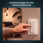 Philips Hue Dimmschalter, Zubehör für Ihr Philips Hue System, kabelloses Dimmen ohne Installation, Abrufen von Lichtszenen [Energieklasse G] – Bild 3
