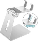 OMOTON Handy Ständer Verstellbar, Phone Stand kompatibel mit iPhone 14 Pro/14/13/12 Pro Max/11 Pro/XR/SE, Multi-Winkel Handyhalterung für Huawei, Samsung, Xiaomi, OnePlus andere Smartphone – Bild 2