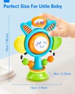 Baby Spielzeug 6 Monate Kleinkindspielzeug & Rassel Beissring Set Baby Spielzeug & Baby Rassel und Sensorische Beissring Ball – Bild 9