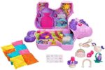 Polly Pocket GVL88 - Einhorn-Party, grosses Spielset mit kleiner Polly und Lila Puppe, +25 Überraschungen,Hüpfburg, Schloss, Schaukel, Schwimmring und mehr, für Kinder ab 4 Jahren – Bild 6