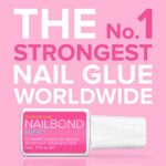 NYK1 NailBond Extra Starker Nagelkleber (8 ml) – Pinsel-On Nail Glue für Kunstnägel, Press-On Nails, Tips & Acrylnägel – Bild 4