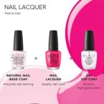 OPI Nail Lacquer Matte Top Coat, Durchsichtiger Überlack mit bis zu 7 Tagen Halt, Mattes Finish, Ergiebig, langlebig & splitterfest, NTT35, 15 ml – Bild 4