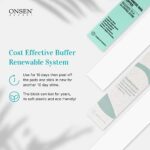 Onsen Secret Professional Nail Buffer, Ultimate Shine Nail Buffing Block mit 3-Wege-Poliermethoden, Smooth & Shine After Onsen Nail Filer, Maniküre-Werkzeuge in Handtaschengrösse für optimale Nagelpflege – Bild 3