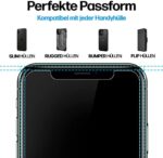 Power Theory Schutzglas für iPhone 11 Pro Schutzfolie, Glas Displayschutz mit Schablone, Displayschutzfolie, Glas Folie mit Anbringhilfe [2 Stück] – Bild 5