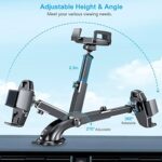 Beikell Handyhalterung Auto Handyhalter fürs Auto KFZ Handy Halterung Amaturenbrett Handyhalter mit EIN Knopf Release 360° Drehbar für iPhone 14/14 Plus/14 Pro/14 Pro Max/ iPhone12/11, Galaxy, Huawei – Bild 6