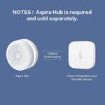Aqara Temperatur und Feuchtigkeitssensor, Erfordert Aqara Hub, Zigbee, für Fernüberwachung und Smart Home, Kabelloses Hygrometer Thermometer, Kompatibel mit Apple HomeKit, Alexa, IFTTT – Bild 2