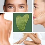 Jade Roller mit Vitamin C Serum & Gua Sha - Massage gegen Augenringe & Falten - Anti Aging Pflege Set mit Premium Gesichtsroller - 100% Jade Stein Beauty Rolle für Gesicht - Massagegerät – Bild 4