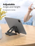 NULAXY Handyhalter aus Aluminium – Verstellbar & Faltbar für alle Smartphones – Bild 3