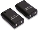 OSAN 2x 4800mAh Ni-MH "Direct-Charge" wiederaufladbar Batterie Akkus für XBOX 360 Remote Controller mit Ladekabel – Bild 4