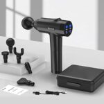 AERLANG Muskel Massagepistole, Massagegerät, Massage Gun mit 20 abgestimmten Intensitätsstufen, Muskelmassagegerät mit LCD-Anzeige-Touchscreen, Faszien Pistole mit 6 Massageköpfen – Bild 8