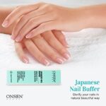 Onsen Secret Professional Nail Buffer, Ultimate Shine Nail Buffing Block mit 3-Wege-Poliermethoden, Smooth & Shine After Onsen Nail Filer, Maniküre-Werkzeuge in Handtaschengrösse für optimale Nagelpflege – Bild 5