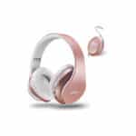 ZIHNIC Bluetooth Over Ear Kopfhörer, Wireless Faltbares Stereo Headset, Kabelloser Schalldämmung Kopfhörer mit Eingebautem MikrofonMicro SD/TF FM,Over Ear Headphones für Phones/IPad/PC