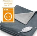 Beurer HD 75  Heizdecke, kuschelig weiche Wärmezudecke, 6 Temperaturstufen, maschinenwaschbar, mit Abschaltautomatik und besonders sicher – Bild 3