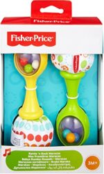 Fisher Price BLT33, Rumba Rasseln mit Stoffenden, Babyspielzeug ab 3 Monaten – Bild 6