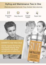 Haarwachs-Stick, Wachs-Stick für Haare Perücken Rand Kontrolle Slick Stick für Haare nicht fettig Styling Haar Pomade Stick für Flyaways Rand Frizz Haar – Bild 2