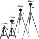 Handy Stativ, LINKCOOL 106cm iPhone Dreibein Stativ mit Fernauslöser Fotostativ Tischstativ für Smartphone/Leichtes Kamera – Bild 5