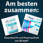iQ med Nasendusche 500ml + 44x Salz + Rezeptbuch + 4 Aufsätze – Bild 7